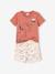 Ensemble bébé T-shirt + short Disney Le Roi Lion rouille 1 - vertbaudet enfant 