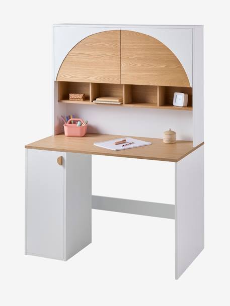 Bureau enfant avec rangements LIGNE ROMA blanc 4 - vertbaudet enfant 