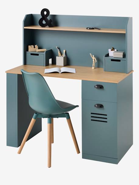 Bureau enfant/ado avec rangement - MISTRAL bleu grisé 7 - vertbaudet enfant 