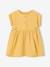 Robe bébé en gaze de coton ocre+vert 2 - vertbaudet enfant 