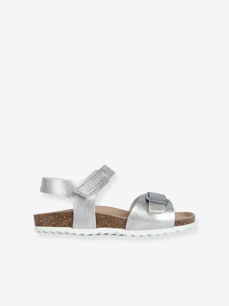 Sandales enfant J Adriel Girl argent 2 - vertbaudet enfant 
