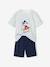 Pyjashort Disney Mickey rayé bleu nuit 1 - vertbaudet enfant 