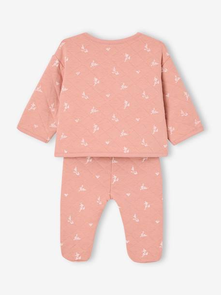 Ensemble naissance fleuri rose 5 - vertbaudet enfant 