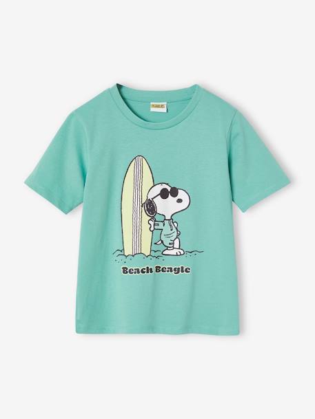 Pyjashort Peanuts Snoopy Surf vert émeraude 2 - vertbaudet enfant 