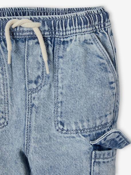 Jean battle bébé taille élastiquée double stone 4 - vertbaudet enfant 