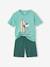 Pyjashort Peanuts Snoopy Surf vert émeraude 1 - vertbaudet enfant 
