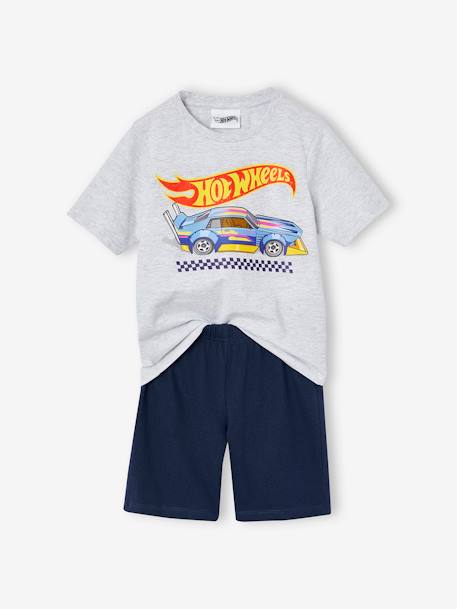 Pyjashort Mattel Hot Wheels gris chiné 1 - vertbaudet enfant 