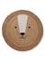 Tapis rond en jute Lion beige doré 2 - vertbaudet enfant 