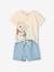 Ensemble Disney Winnie L'ourson bébé tee-shirt tunisien + short bleu chambray 1 - vertbaudet enfant 