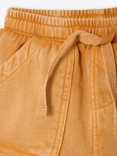 Short en molleton effet vintage bébé ocre 3 - vertbaudet enfant 