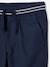 Pantalon droit cargo droit morphologique tour de hanches médium bleu nuit+sable 6 - vertbaudet enfant 