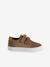 Derbies garçon cuir à scratchs beige+marine+MARRON MOYEN UNI 14 - vertbaudet enfant 