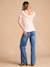 T-shirt en maille pointelle grossesse décolleté dos beige chiné 5 - vertbaudet enfant 