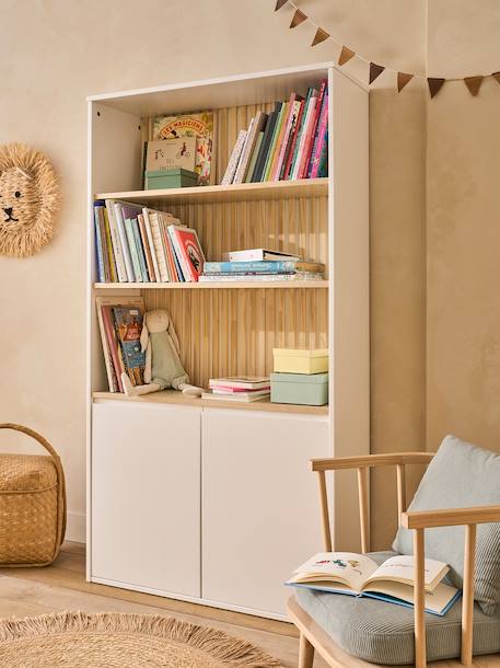 Bibliothèque BARDAGE blanc 1 - vertbaudet enfant 