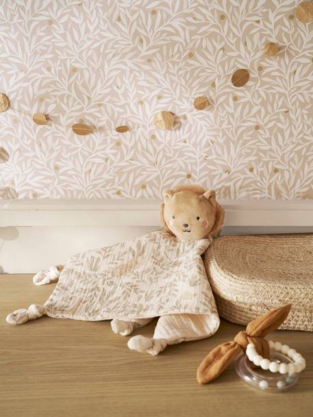 Doudou personnalisable en gaze de coton + hochet et valisette BABYLON vert 3 - vertbaudet enfant 