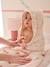 Cape de bain gaze de coton personnalisable + gant de toilette CHERRY beige imprimé 2 - vertbaudet enfant 