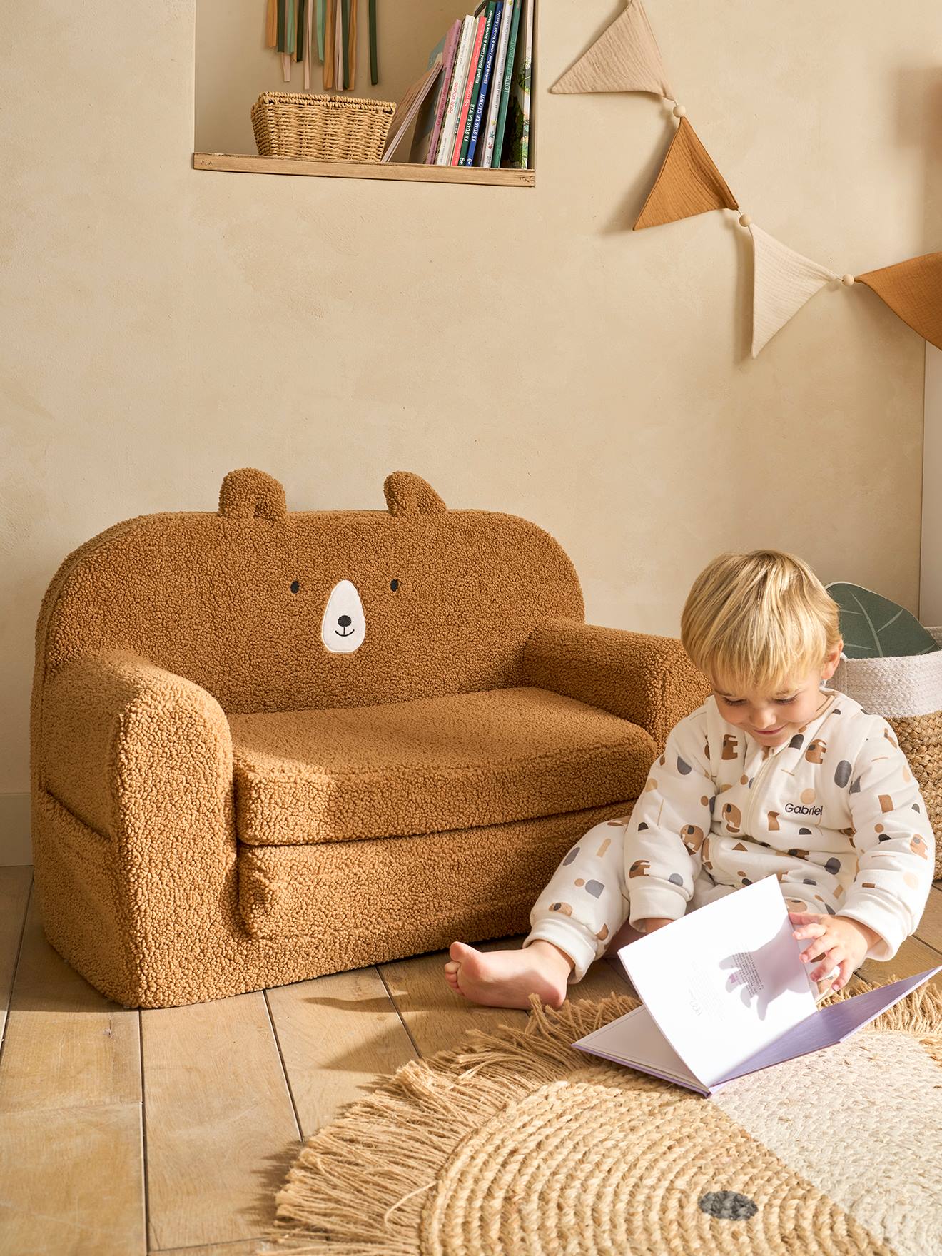 Ourson — canapé convertible enfant — vue 1