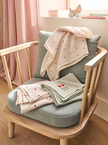 Lot de 3 langes CHERRY beige imprimé 3 - vertbaudet enfant 
