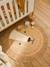 Tapis rond en jute Lion beige doré 1 - vertbaudet enfant 