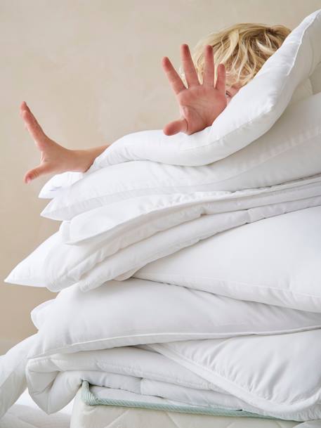 Oreiller moelleux microfibre anti-bactériens traité Sanitized blanc 6 - vertbaudet enfant 