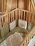 Tour de lit / tour de parc pare-chocs réversibles BABYLON beige imprimé 6 - vertbaudet enfant 