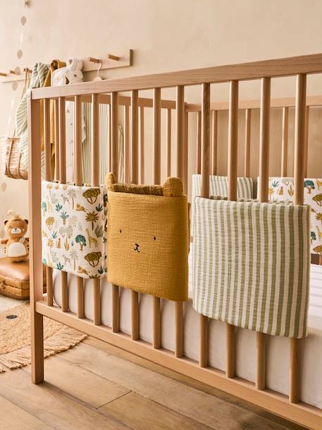 Tour de lit / tour de parc pare-chocs SAVANA multicolore 6 - vertbaudet enfant 