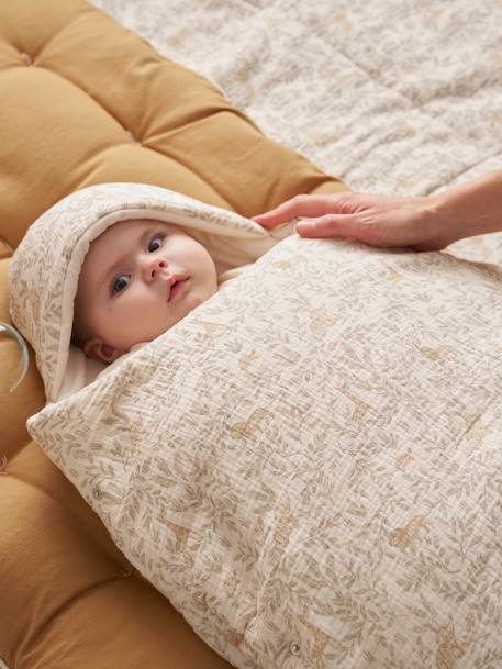 Bébé-Nid d'ange transformable en gaze de coton 