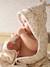 Cape de bain gaze de coton personnalisable + gant de toilette BABYLON beige imprimé 1 - vertbaudet enfant 