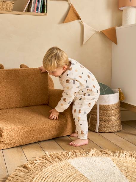 Combinaison PETIT ELEPHANT, manches longues amovibles blanc imprimé 9 - vertbaudet enfant 