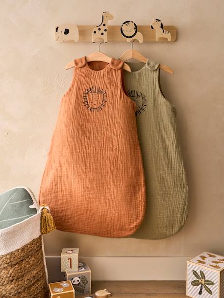 Gigoteuse été ETHNIC ocre+vert sauge 5 - vertbaudet enfant 