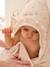 Cape de bain gaze de coton personnalisable + gant de toilette CHERRY beige imprimé 1 - vertbaudet enfant 