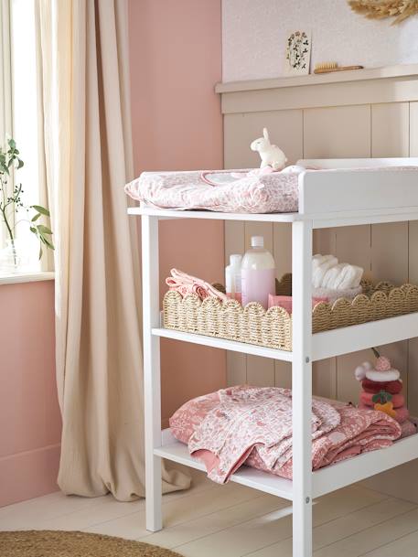Panier de rangement pour table à langer en corde de papier FESTON beige 2 - vertbaudet enfant 