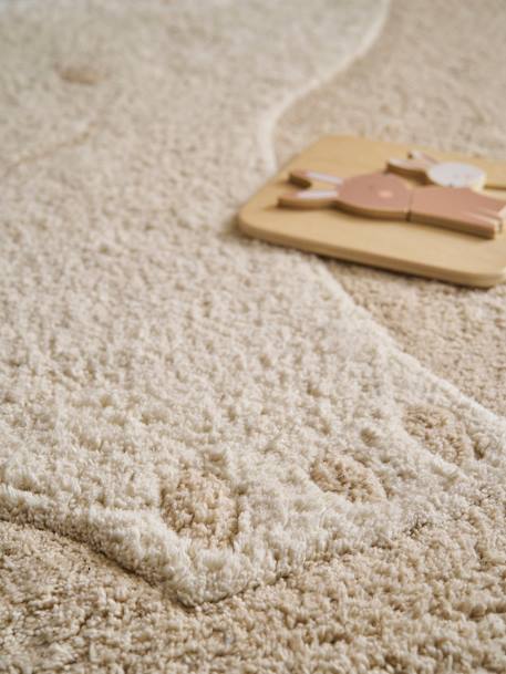 Tapis rond Éléphant écru 2 - vertbaudet enfant 