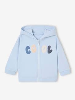 -Sweat bébé zippé à capuche
