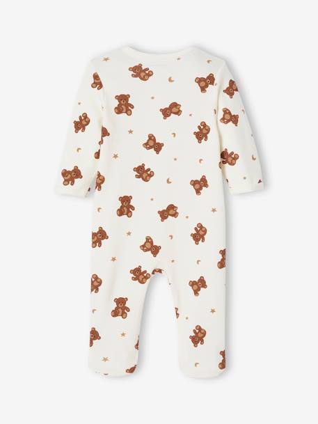Coffret naissance pyjama bébé + 2 bodies oursons écru 5 - vertbaudet enfant 
