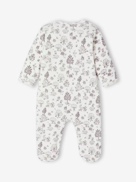 Coffret naissance pyjama bébé et doudou en velours écru 3 - vertbaudet enfant 