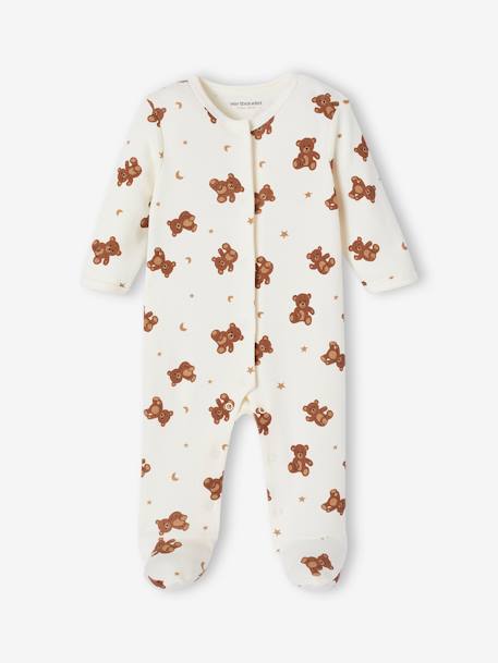 Coffret naissance pyjama bébé + 2 bodies oursons écru 6 - vertbaudet enfant 