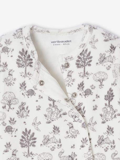Coffret naissance pyjama bébé et doudou en velours écru 4 - vertbaudet enfant 