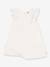 Robe enfant en coton manches courtes blanc 2 - vertbaudet enfant 