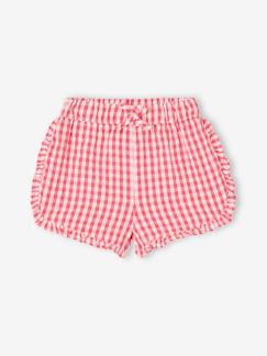 -Short vichy en seersucker bébé