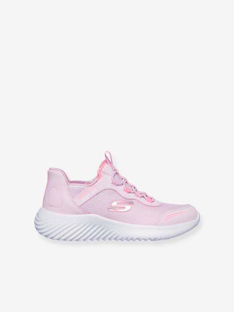 Baskets filles légères Slip-ins Bounder noir+ROSE CLAIR UNI 7 - vertbaudet enfant 