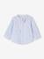 Ensemble bébé chemise rayée + pantalon marine 2 - vertbaudet enfant 