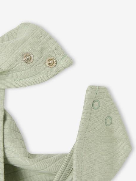 Ensemble body + legging + foulard bébé vert sauge 3 - vertbaudet enfant 
