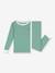 Pyjama enfant en coton à rayures rayé vert 2 - vertbaudet enfant 