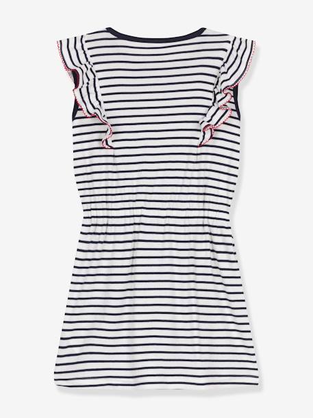 Robe à rayures enfant en coton marine 2 - vertbaudet enfant 