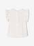T-shirt bébé fleurs en relief rose grisé+vanille 14 - vertbaudet enfant 