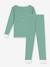 Pyjama enfant en coton à rayures rayé vert 4 - vertbaudet enfant 
