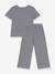 Pyjama enfant manches courtes jambes amples rayé marine 3 - vertbaudet enfant 