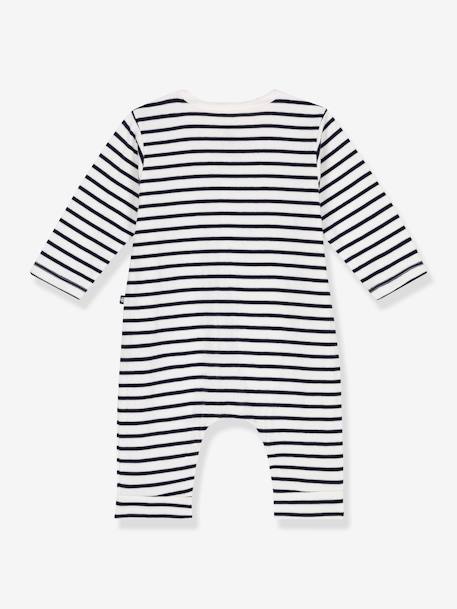 Combinaison longue en tubique Petit Bateau marine 2 - vertbaudet enfant 