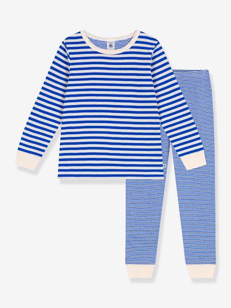 Pyjama enfant en tubique bleu 1 - vertbaudet enfant 